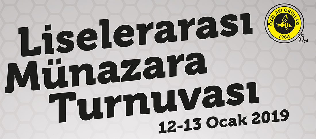 Özel Arı Okulları Liselerarası Münazara Turnuvası Logo